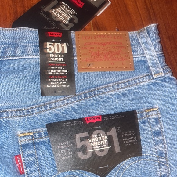 Brand new never worn before 501 Levi shorts From SSENSE - Picture 3 of 6